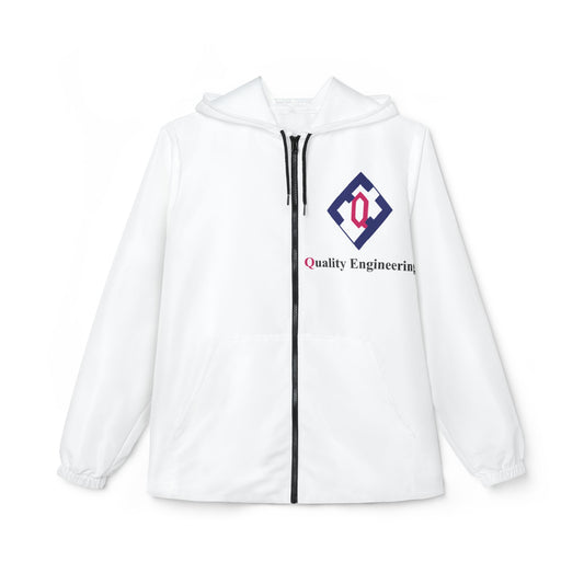 Quality Engineering Windbreaker Jacket – Branded Lightweight Hooded Windbreaker