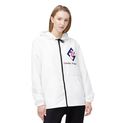 Quality Engineering Windbreaker Jacket – Branded Lightweight Hooded Windbreaker