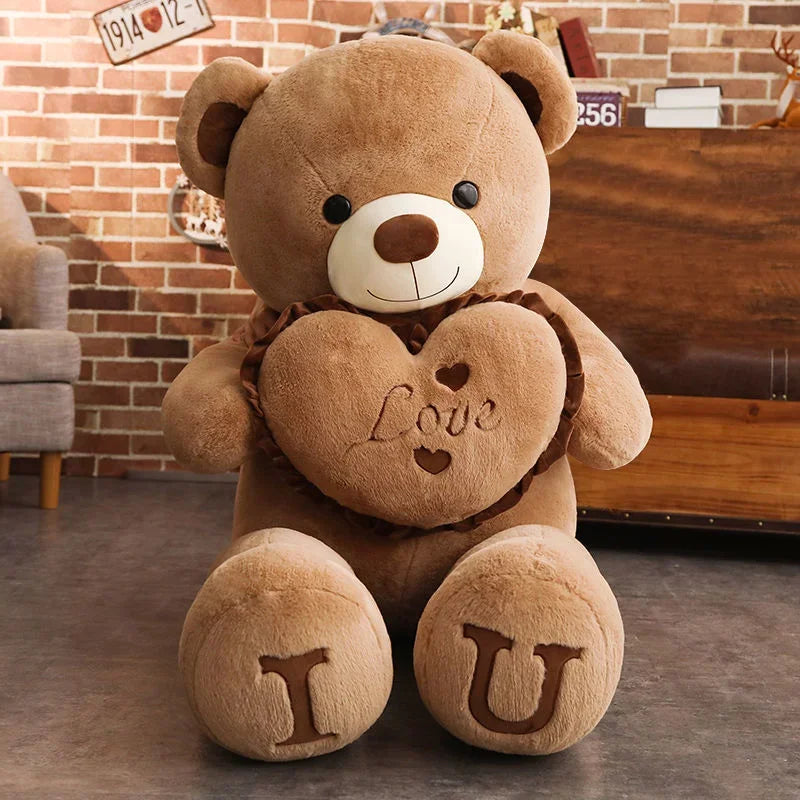 Huge LOVE Plush Toy Bear Giant Stuffed Animals Birthday Gifts Soft Pillow Dolls Grilfriend Girls Wife