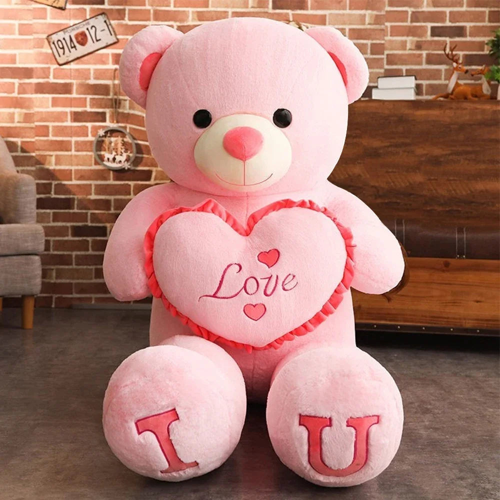 Huge LOVE Plush Toy Bear Giant Stuffed Animals Birthday Gifts Soft Pillow Dolls Grilfriend Girls Wife